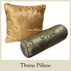 Damsk Throw Pillow